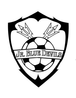 Jr Blue devils Soccer BW